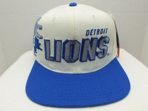 Detroit Lions Vtg Sports Specialties Shadow Stitch Pro Line Snapback Cap Hat NWT - Picture 1 of 11