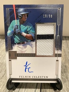 Felnin Celesten Auto Patch #18/99 2024 Panini Impeccable Seattle Mariners - Bild 1 von 2