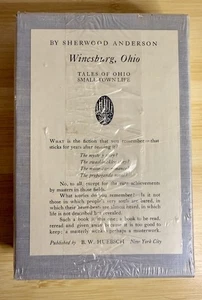 WINESBURG, OHIO by Sherwood Anderson Facsimile First Edition w/ Slipcase SEALED - Imagen 1 de 4