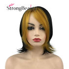Short Bob Cosplay Wig Multicolor Heat Resistant for Women Synthetic  Wigs