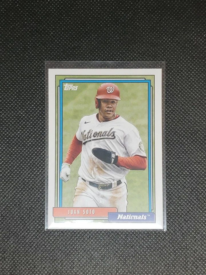 2021 Topps Update Series JUAN SOTO #T92-49 Washington Nationals '92 REDUX - Image 1 of 2