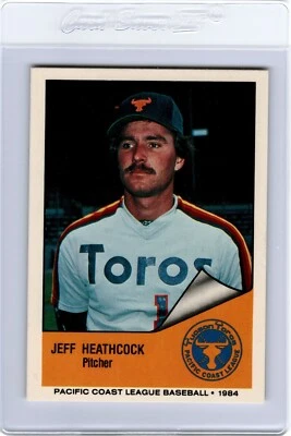 1984 Cramer TUCSON Toros #65 JEFF HEATHCOCK Westminster CALIFORNIA Garden Grove - Image 1 of 2