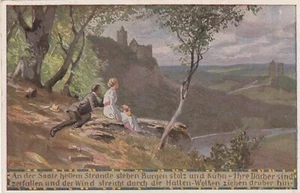 Paul Hey Künstler-AK alt An der Saale hellem Volksliederkarte Nr. 44 2208315 - Picture 1 of 2