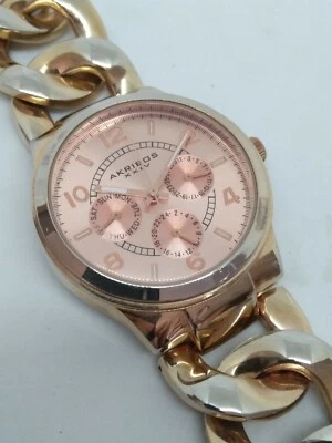 Reloj multifunción Akribos XXIV AK531RG para mujer 38 mm tono rosa acento cristal Foto 1 de 4