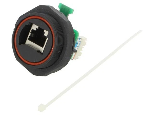 PX0839/IDC connector: RJ45 female PIN: 8 male thread, screwed BULGIN - Image 1 of 1