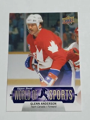 2011 Upper Deck World of Sports Glenn Anderson #161 - Image 1 of 2