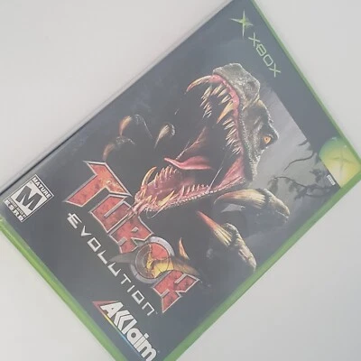 Turok Evolution Microsoft Xbox 2002 Factory New and Sealed Shelf Wear  - Image 1 of 4