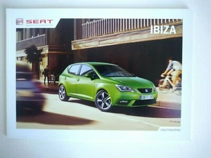 SEAT Ibiza E S A/C SE FR 1.2 TSI 1.4 1.6 2.0 TDI UK Market Brochure March 2012 - Picture 1 of 1