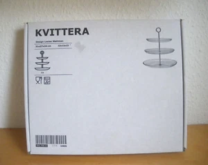 IKEA Etagere KVITTERA Glas Edelstahl 3-fach oval Design Lovisa Wattman - Bild 1 von 3