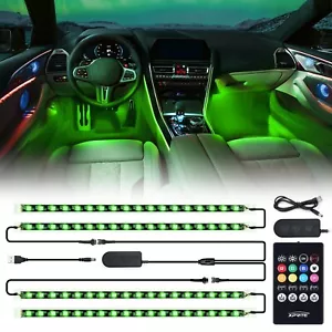 12" RGB LED Dash Lights Car Interior footwell Floor Decor Atmosphere lamps Strip - Bild 1 von 9