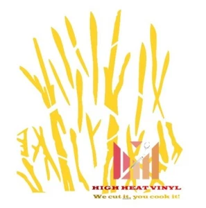 High Heat Duracoat Vinyl Firearm Stencil 10" x 12" - Grass Camo styling - Picture 1 of 3