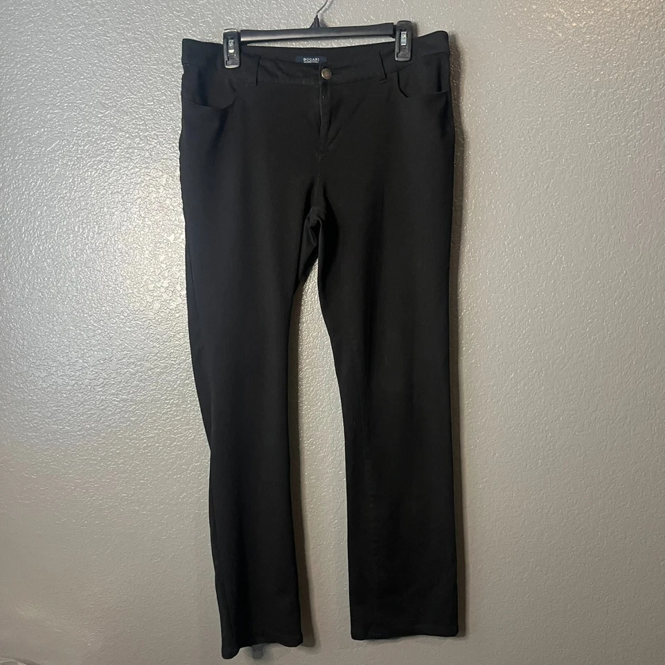 Bogari Size 10 Black Classic Straight Leg Dress Pants / Trousers - Image 1 of 4
