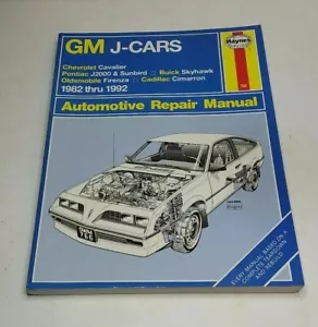 Haynes 766 GM J Cars 1982 Thru 1992 Repair Manual - Picture 1 of 12