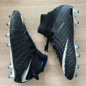 Nike Hypervenom Phantom 3 DF AG Schwarz Weiß Blau - UK 8 - Top Zustand - Bild 1 von 4