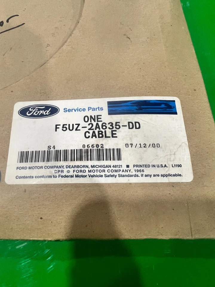 GENUINO NUEVO Ford Econoline E350 95-99 Cable de freno de estacionamiento trasero izquierdo F5UZ2A635DD Foto 1 de 2