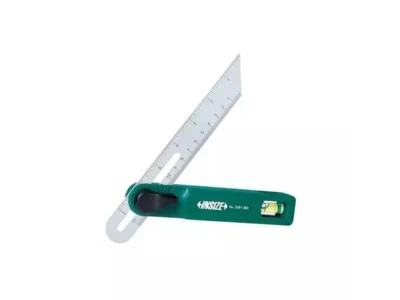 Hoja de acero inoxidable Insize 2281-360 bisel en T con mango de goma resistente - Imagen 1 de 2