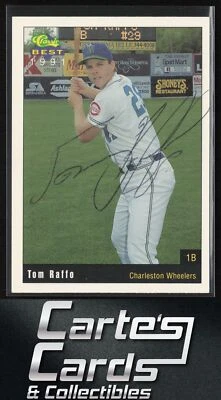 Tom Raffo 1991 Classic Best Charleston Wheelers #19 TTM/IP Signed Auto - Image 1 of 2
