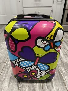 Mia Toro (M1063) Butterflies 1-Piece Hardside Luggage 24"