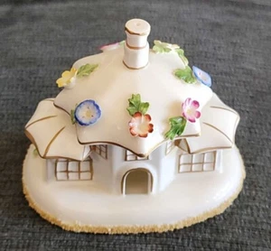 COALPORT COTTAGES ~ Made In England *THE PARASOL HOUSE* Vintage 1964 Bone China - Picture 1 of 9