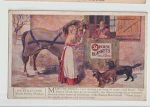 1910 Advertising Postcard 5A Horse Blankets - Picture 1 of 1