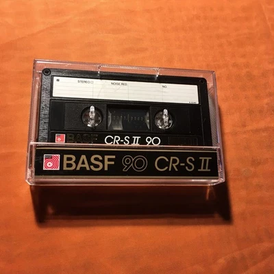 1 x BASF CR-S II 90 Cassette,IEC II/High Position,Top Zustand,1987 - Image 1 of 4