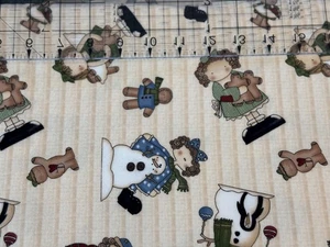 Northcott Cheryl Seslar Warm Winter Wishes Flannel Fabric 2 2/3 YDS  - Picture 1 of 3