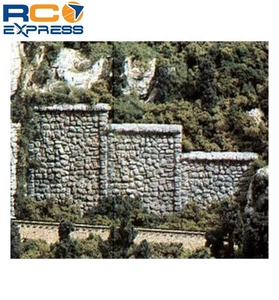 Woodland Scenics N Retaining Wall Random Stone 6 WOOC1161 - Picture 1 of 2