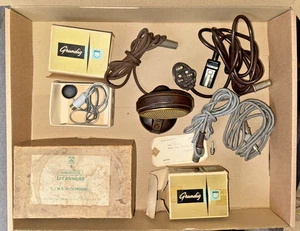 Grundig GCM3 Vintage Microphone 1950s With Box + TA3 Telephone adaptor + extras! - Picture 1 of 14