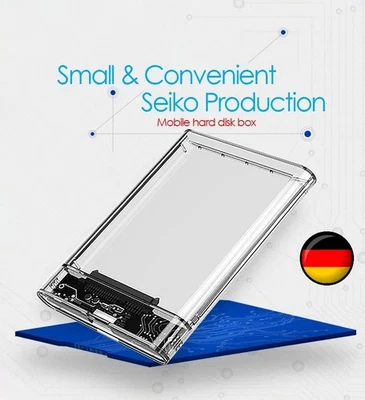ICY BOX 2.5 USB 3.0 SATA SSD HDD Hard Drive Disk External Box Case External Festplatte