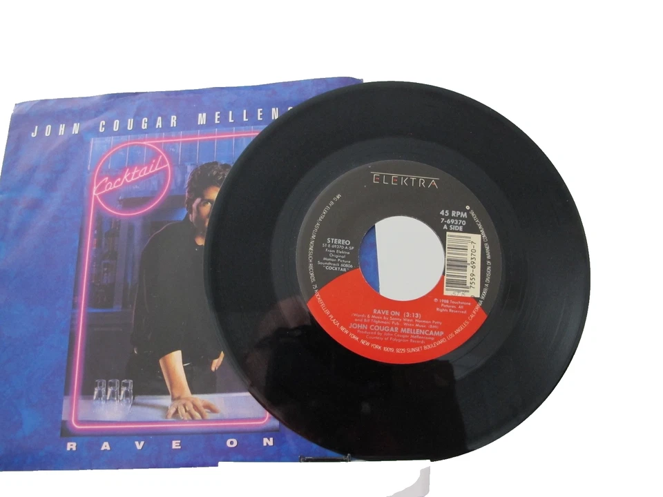 45 RECORD - JOHN MELLENCAMP - RAVE ON Foto 1 de 1
