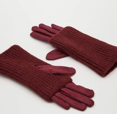 Guantes Jersey Intrend by Max Mara con Inserto Tejido Talla: OS Otoño/Invierno Foto 1 de 4