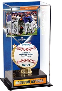 Houston Astros 2021 American League Champions Sublimated Display Case with Image - Picture 1 of 1