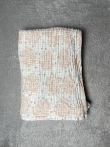 Swaddle Designs Cotton Muslin Swaddle Baby Blanket Pink Floral Bouquet Lovey - Picture 1 of 4