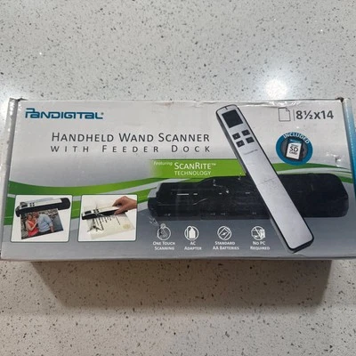 Pandigital Handheld Wand Scanner with Feeder Dock Scan Rite Technology - Image 1 of 4