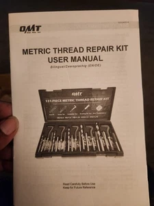 OMT 131pc Metric Thread Repair Insert Kit M5 M6 M8 M10 M12 Helicoil Repair Kit - Picture 1 of 6