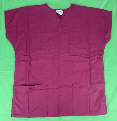 Medium Purple Simply Basic Scrub Shirt - Image 1 of 4