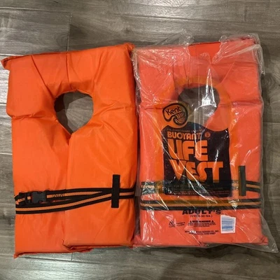 Kent плавучий спасательный жилет безопасности оборудование воды отдыха взрослых 90 + фунтов 2 - новый! - Изображение 1 из 4