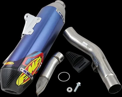 Silenciador antideslizante FMF 4.1 RCT tapa de extremo Ti CF para Suzuki RMZ250 19-25 Foto 1 de 4