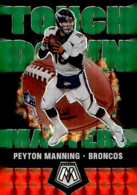 2020 Panini Mosaic #TM10 Peyton Manning Touchdown Masters Prizm Green - Image 1 of 2