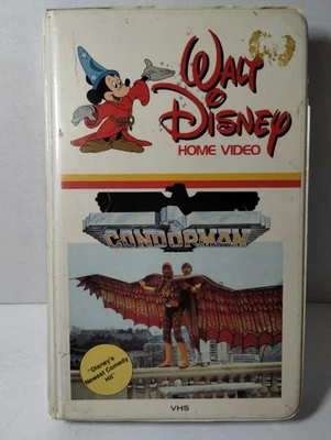 Condorman VHS 1981 Comedy Original Release Walt Disney WHITE CLAMSHELL - Image 1 of 4