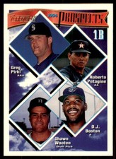 1994 Topps Greg Pirkl/Roberto Petagine/D.J. Boston/Shawn Wooten Baseball Card