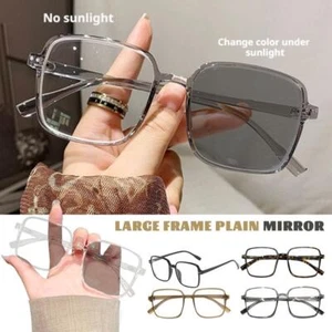 Farbwechsel Anti Blaulicht Brille Mode Quadratisch Brille Brillengestell La3d8 - Bild 1 von 25