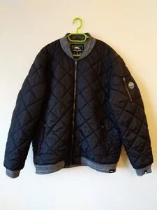 No Fear Mens Quilted Bomber Jacket Size UK XXXX Large US 4XL EU 4XL coat mens - Picture 1 of 9