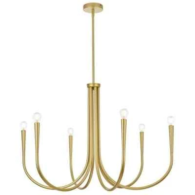 Chandelier Ceiling Light Fixture Modern For Bedroom Foyer Living Dining Room 36" - Image 1 of 4