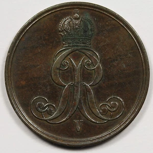 1862-B Germany 2 Pfennige German States Hannover - Picture 1 of 2