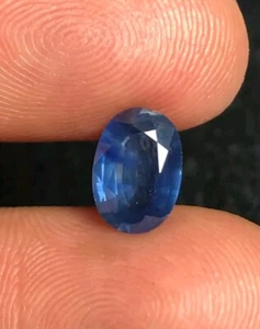 1.45ct Natural Blue Sapphire Gemstone Nice Color & Luster - Ceylon - Heated Only - Picture 1 of 6