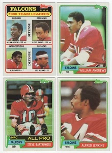 1981 Topps Football Atlanta Falcons Team Set of 20 cards - Picture 1 of 2
