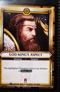 God-King's Aspect - Warhammer Champions - Onslaught - UNCLAIMED - Picture 1 of 1