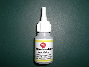 KunststofSekundenkleber – Hochviskos – 20 g. - Bild 1 von 1