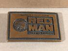 Vintage Bts Brass Belt Buckle Red Man Chewing Tobacco America's Best Chew